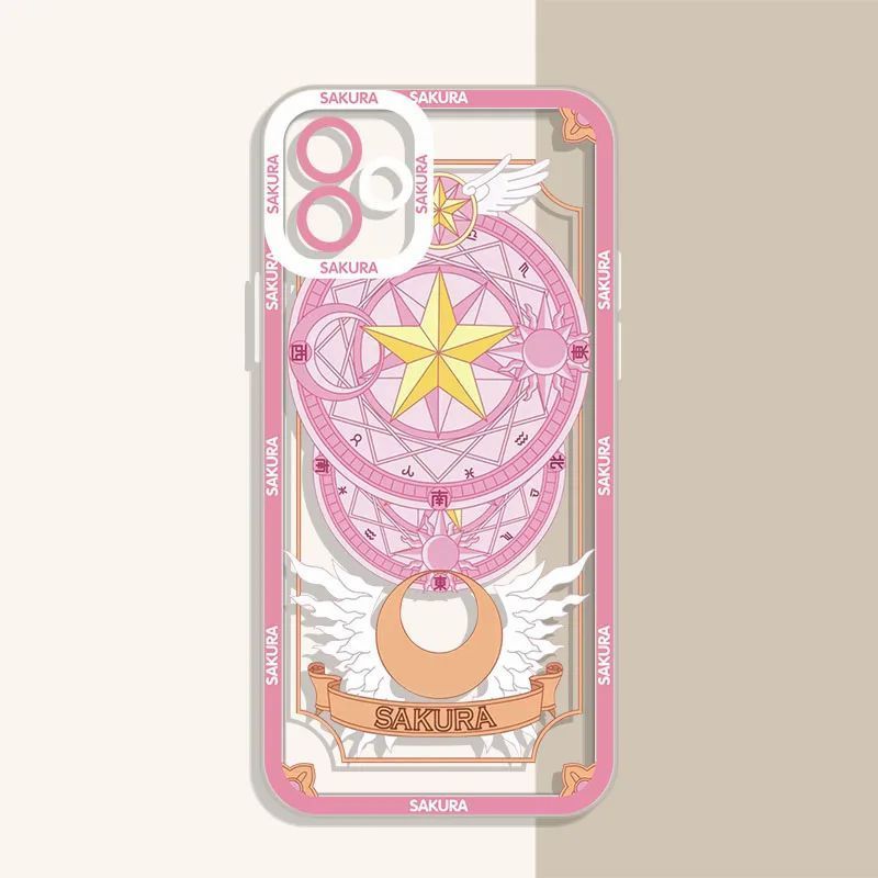 Ốp Điện Thoại Cho Xiaomi Redmi Note 15 Pro Plus 5G 13 12 4G Redmi A7 Pro 13C Ốp Lưng Anime Cardcaptor Sakura Dễ Thương Trong Suốt Chống Sốc Họa Tiết Bảo Vệ Ống Kính Hoạt Hình Mềm TPU Trong Suốt