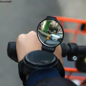 LACYES Gương chiếu hậu đa năng có dây đeo cổ tay, bề mặt phản chiếu mịn, nhẹ, an toàn, di động