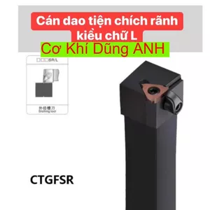 Cán dao tiện chích rãnh kiểu chữ L lắp chip chích rãnh TGF32R