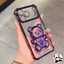 Ốp Điện Thoại Có Chân Đế Cho Redmi K90 Pro Max K80 Pro Ultra K70E K70 K60E K60 Pro Ultra K50 Pro Ultra Vỏ Hoạt Hình Dễ Thương Gấu Trong Suốt Bìa Mềm