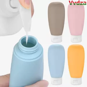 VVDZA 4 Chai có thể đổ lại 60ml, Đóng gói kem dưỡng da kích thước du lịch rỗng, Dụng cụ trang điểm Hộp đựng mỹ phẩm bằng nhựa Chai Mini Dầu gội Mỹ phẩm