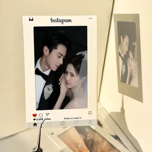 Lấy Tình Yêu Làm Trại Wang Crane Trong Suốt Handmade Bóng Ánh Sáng Ngược Phim Thẻ Ảnh Sáng Tạo Quà Tặng Phong Cách 6.2
