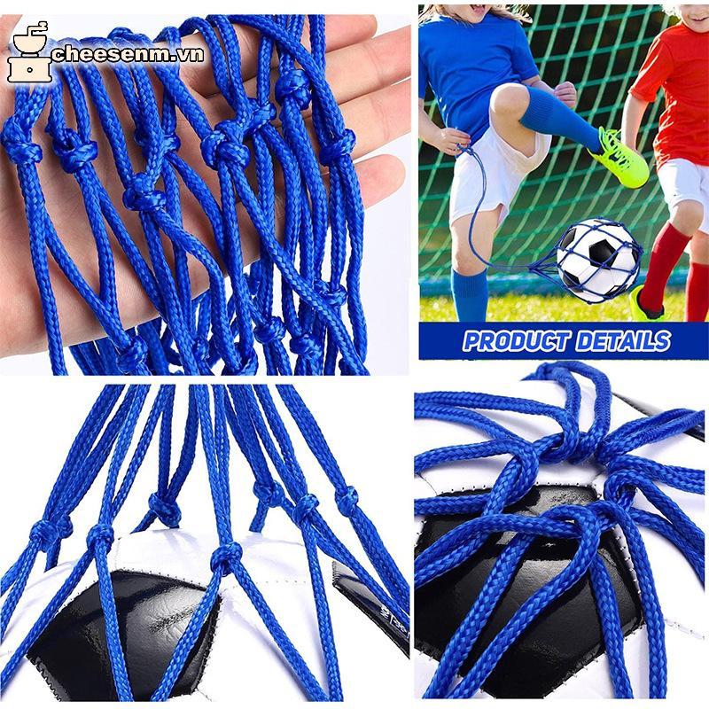 Cheenm 1 Thanh Niên Bóng Đá Tự Huấn Luyện Ki Net Thơ Thể Thao Ngoài Trời Chuyên Nghiệp Túi Nylon Bóng Rổ Bóng Đá Túi Lưới Mang Theo VN