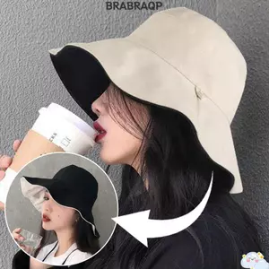 Mũ xô BRARAA Xuân Hè Mũ Panama Chống tia cực tím Có thể gập lại Mũ chống nắng