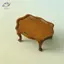 HFTOY 1: 12 Nhà Búp Bê Thu Nhỏ Vintage Ren Bàn Tròn Nhỏ Bàn Cà Phê Nội Thất Mô Hình Nhà Trang Trí Đồ Chơi Phụ Kiện Nhà Búp Bê ~