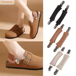 Kẹp gót thun OUSXA, Dây đeo gót chống trượt có độ đàn hồi cao, Phụ kiện giày chống rơi dễ sử dụng