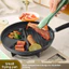 ST2 Chống Dính 4 Khoang Ăn Sáng Đa Ngăn Skillet Chảo Chiên Nhà Ăn Sáng Nấu Ăn Nồi TS2