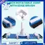 Bộ phụ kiện làm sạch bể bơi- Đầu chân không có bàn chải bên, bánh xe, tay cầm xoay và kết nối ống