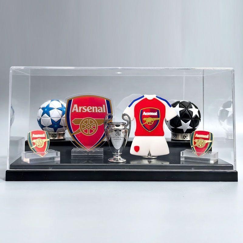 Arsenal Manchester United Liverpool Đội Bóng Đá Câu Lạc Bộ Logo Ký Hiệu Hộp Hiển Thị Cristiano Ronaldo World Cup Soocer Fan Bé Trai Bàn Đồ Trang Trí