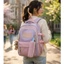 Balo Đi Học Nữ Phối Màu Pastel Tặng Kèm Hộp Bút Cặp Sách Học Sinh Cấp 2 Cấp 3 Đựng Laptop Hàn Quốc Ulzzang Đẹp