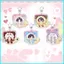 HT2 LOVE AND DEEPSPACE Acrylic Móc Khóa Hoạt Hình Anime Sillus Mặt Dây Chuyền Bền Cho Ba Lô Túi & Chìa Khóa TH2