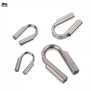 XOITOP 304 Thép không gỉ Thimble 6mm 8mm 10mm 12mm Dây Dây Cáp Thimbles Rigging VN