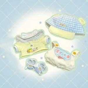 20Cm Quần Áo Bé Voi Bé Quần Áo Bé 20Cm Cotton Búp Bê Phụ Kiện Hoạt Hình Dễ Thương Quần Áo Búp Bê Trang Phục Quần Áo Cho Bé