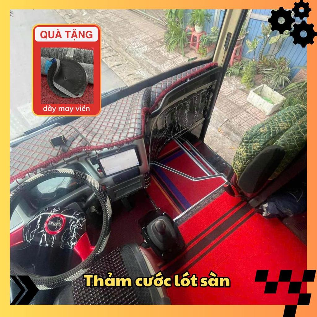 Thảm cước lót sàn xe 16 chỗ kích thước 9m x 53cm và 4.5m x 1.05m