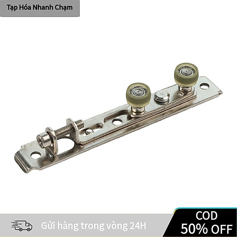 【COD】Bánh xe một rãnh dẫn hướng cửa lùa có thể điều chỉnh, vòng bi kép chịu tải tốt, chống lắc hiệu quả khi vận hành.