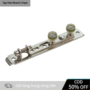 【COD】Bánh xe một rãnh dẫn hướng cửa lùa có thể điều chỉnh, vòng bi kép chịu tải tốt, chống lắc hiệu quả khi vận hành.