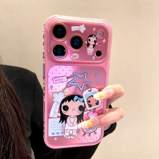 Ốp Điện Thoại Ngọc Polo Dot Girl Màu Hồng Dễ Thương Cho iPhone 17 Pro Max 16 15 Pro Max Chống Sốc Bảo Vệ Camera Ốp Lưng Cứng Chống Rơi