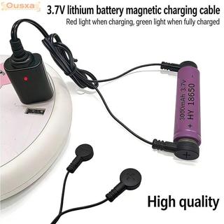 OUSXA 1 Bộ Sạc Pin Lithium, Cáp Sạc Pin 3.7V 4.2V Đa Năng, USB Từ Tính Sạc USB Cho Pin 18650 16340 26650