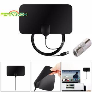 [Fernweh] Ăng-ten TV HDTV DVB-T2 Flat HD Kỹ Thuật Số Trong Nhà Khuếch Đại Phạm Vi 50 Dặm TVFox [MỚI]