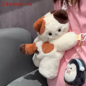 Túi đeo chéo mèo sang trọng ZK Nhẹ có dây đeo có thể tháo rời dành cho nữ Quà tặng VN