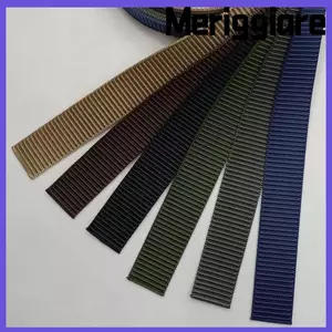 Thắt lưng Nylon MERIGGIARE, Thương hiệu sang trọng thông thường dành cho doanh nhân không có khóa Thắt lưng, Dây thắt lưng dệt thể thao chơi gôn