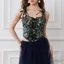MAPLEPOET-Nữ Vintage Tank Tops Không Tay Hoa Viền Slim Fit Corset Camisoles