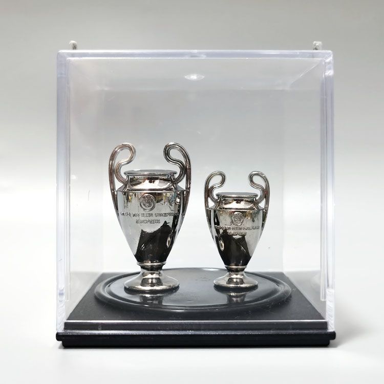 Premier Cup Bóng Đá Vàng Khởi Động Cúp Hộp Hiển Thị Quạt Bóng Đá Sinh Nhật Máy Tính Để Bàn Đội Bóng Đá Câu Lạc Bộ Logo Ký Bàn Trang Trí
