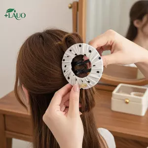 Springevenstar Chấm Bi Flat Pancake Vuốt Tóc Kẹp Chống Trơn Trượt Giá Đỡ Tóc Cho Thể Thao Ngủ Tắm Sử Dụng Tại Nhà Springevenstar