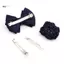 JULYHOT Y Tá Tiếp Viên Phụ Kiện Tóc Nơ Sọc Lưới Bun Tóc Nữ Barrette Lưới Bun Móc Lưới Bun Snood Massivedeals