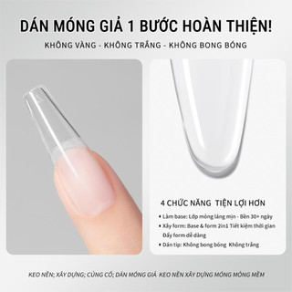 Miss Gooey Gel Xây Dựng Linh Hoạt Mỏng 4 Trong 1 Không Đau MISS GOOEY Thích Hợp Cho Nền Tự Mức Gia Cố Ứng Dụng Mẹo Gel Salon Làm Móng Chuyên Nghiệp Gel Nền Xây Dựng Và Gel Đầu Xây Dựng