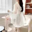 Áo khoác chống nắng có mũ trùm đầu có khóa kéo dành cho nữ, phong cách, dáng rộng, nhẹ, áo trắng