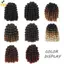 < YEI > Cây đũa phép nhảy xoăn 8 Inch Móc tóc thân thiện với da đầu Jamaica Bounce dành cho nữ ở mọi lứa tuổi Mới