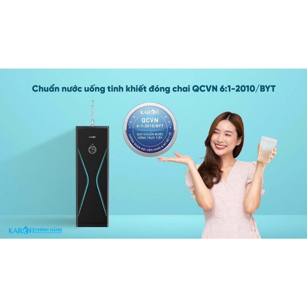 [LIVE - TẶNG BỘ LÕI] KAQ-D36 Máy lọc nước RO Mỹ 10 lõi KAROFI - Cụm lõi Smax hiệu suất cao - Lắp miễn phí | BigBuy360 - bigbuy360.vn