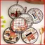ST2 Truyện Cổ Tích Tròn Vintage Minh Họa Chịu Nhiệt Trivet Chống Trơn Trượt Nồi Thảm Cho Nhà Bếp Quầy TS2