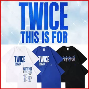 GC1 TWICE Six tour hòa nhạc This Is For T-shirt người hâm mộ hỗ trợ áo ngắn tay GC1