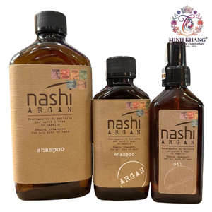 Combo gội và tinh dầu dưỡng tóc Nashi Argan 200ml/100ml [ MK ]