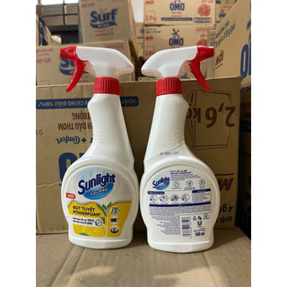 Bọt tuyết lau bếp Sunlight POWERFOAM - Đánh bay dầu mỡ 100%, tiện lợi trong 5 giây | 500ml