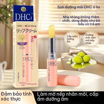 Son Dưỡng Môi DHC Lip Cream Nhật Bản Dầu Olive Dưỡng Ẩm Sâu Chống Nứt Nẻ Mờ Rãnh Môi