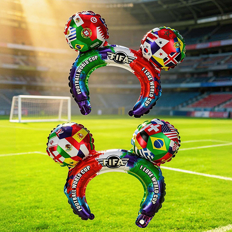Bóng Bay Cúp Vô Địch World Cup 2026 BL155 Phụ Kiện Trang Trí Tiệc Xem Bóng Đá