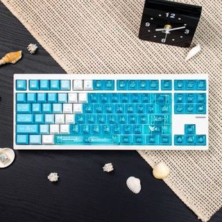 Keycap PBT Trong Suốt Gradient Xuyên LED 150 Nút Cherry Profile Double-Shot Cho Bàn Phím Cơ , Bàn Phím Từ Tính He