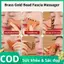 Trong kho Brass vàng Bead massage mặt công cụ gua SHA nâng má bạch huyết thoát nước cá tuyết