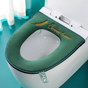Đệm bồn cầu dày ấm áp, phong cách Bắc Âu, chống thấm nước và thoải mái, để sử dụng tại nhà