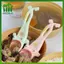SWEET Gốm Tay Cầm Dài Ngôi Sao Thìa Hộ Gia Đình Khuấy Thìa Hình Hoa Thìa Cà Phê n
