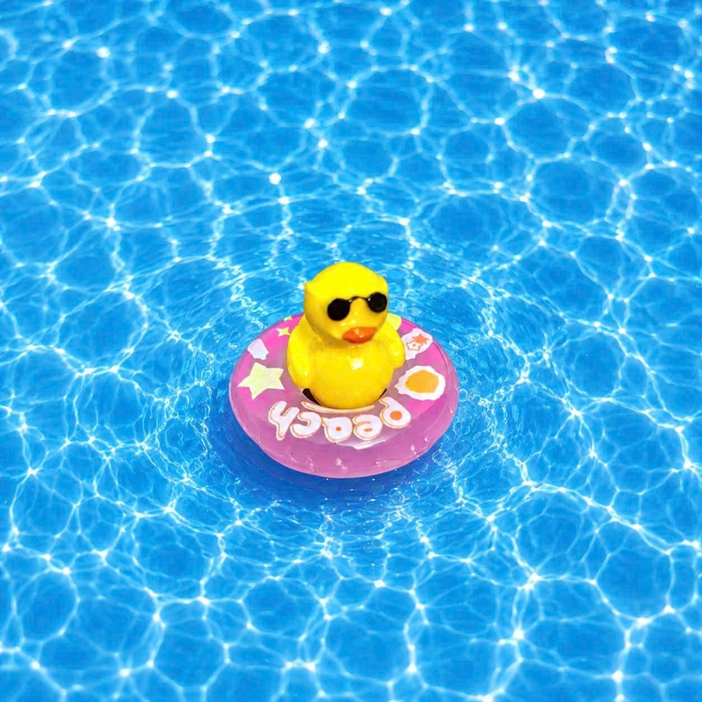 [ĐỘC QUYỀN]  Set Charm Phao Vịt Đeo Kính Mã Cứng  Siêu Cute dễ thương Có Bán LẺ