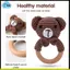 Bé Sơ Sinh Lục Lạc Gỗ Móc Gấu Handmade Thú Nhồi Bông Đồ Chơi Cầm Cho Sự Phát Triển Sớm Hữu Cơ