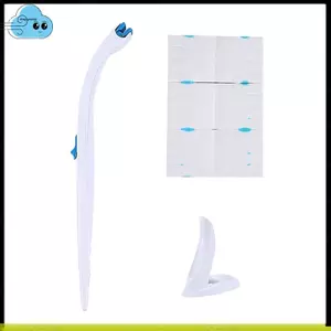 Bộ bàn chải dùng một lần hòa tan trong nước Bộ bàn chải làm sạch nhà vệ sinh Không có điểm mù-Patchwork Style Head
