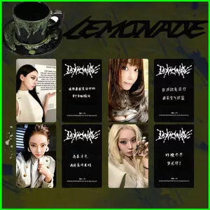 HT3 4 Cái / bộ Thẻ AESPA LOMO Album Phòng Thu Thứ Hai LEMONADE Bưu Thiếp Bộ Sưu Tập KPOP Ngôi Sao Ngoại Vi TH3