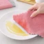 Vải lau lông cừu san hô hai mặt - Khăn lau - Dễ lau chùi, không xơ - Đồ dùng nhà bếp - Khăn lau bồn rửa mềm - Vải lau nhà / Giao hàng miễn phí
