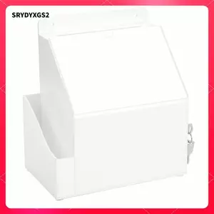 Hộp quà tặng Acrylic có khe cắm và khóa Hộp gợi ý bộ sưu tập có khả năng hiển thị cao cho nơi làm việc và cộng đồng