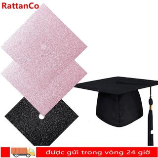 Nhãn dán RATTANCO EVA, Nhãn dán trang trí mũ tốt nghiệp đại học, Mũ tốt nghiệp tự dính Topper Trường trung học lấp lánh Mũ tốt nghiệp